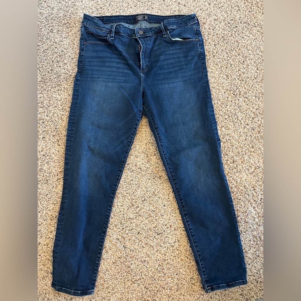 High rise ankle Abercrombie & Fitch jeans